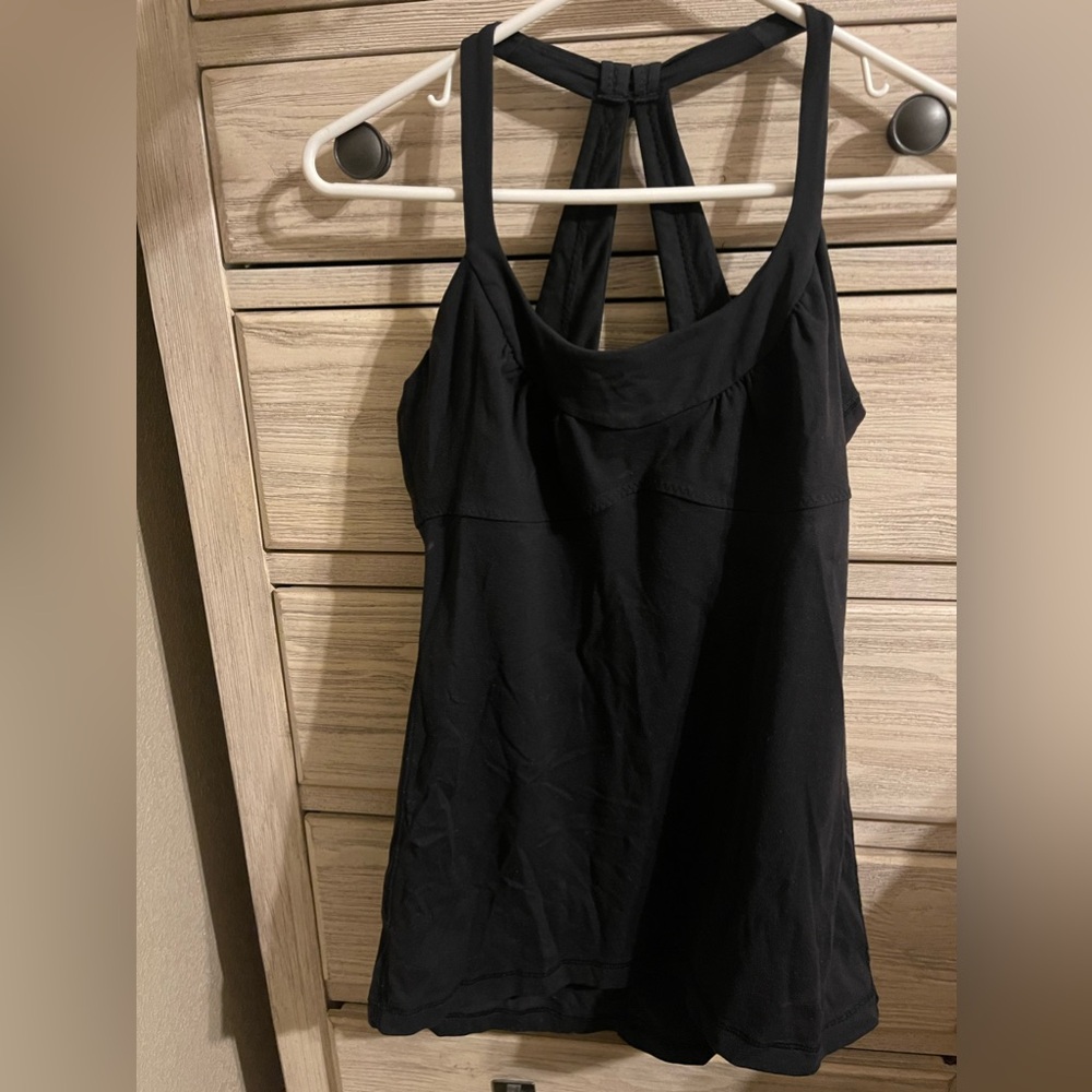Scoop Neck Me Up Blk Tank Top